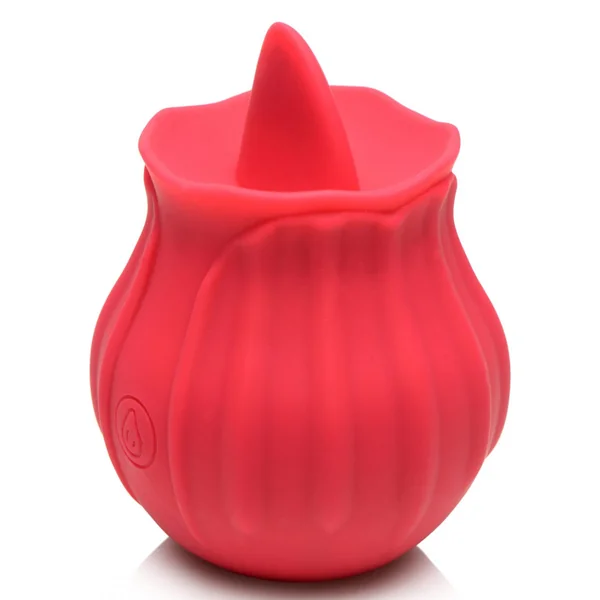 Bloomgasm Wild Violet 10X Silicone Clit Licking Stimulator (Red)