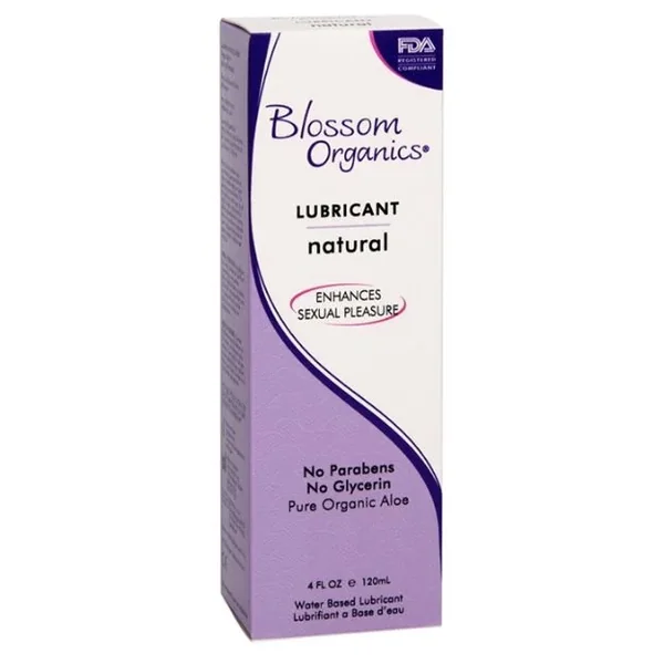 BLOSSOM ORGANICS NATURAL LUBE 4 FL OZ 120ML