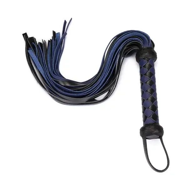 Blue Leather Flogger