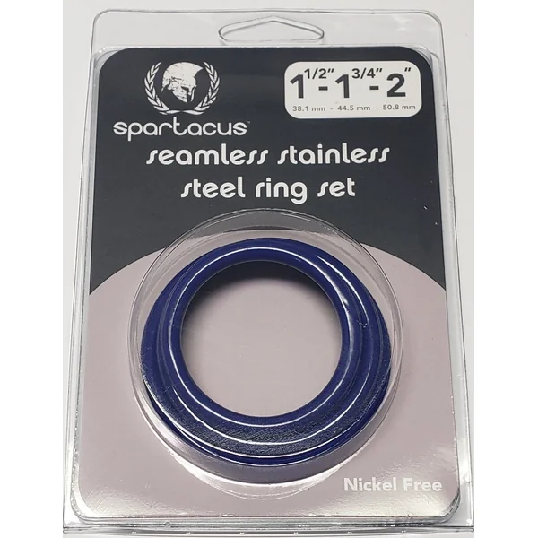 BLUE STAINLESS STEEL C-RING SET – 1.5 1.75″ 2″ “