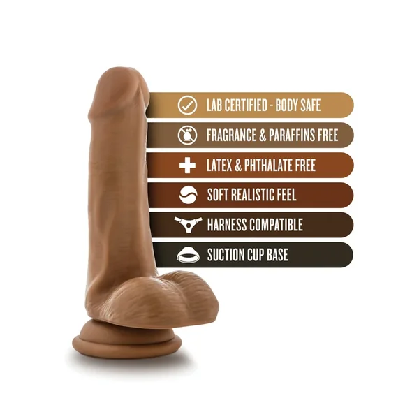 Blush Coverboy Captain Mike 6″ Realistic Cock – Mocha