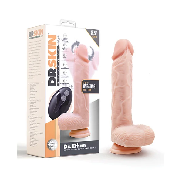 Blush Dr. Skin Dr Ethan 8.5 Inch Gyrating Dildo - Beige