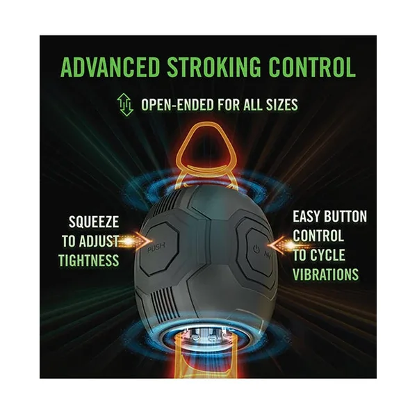 Blush M for Men Dome X Vibrating Masturbator – Black