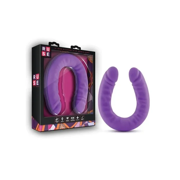 Blush Ruse 18″ Slim Double Dong – Purple