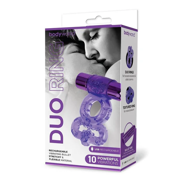 Bodywand Rechargeable Duo Ring - Purple