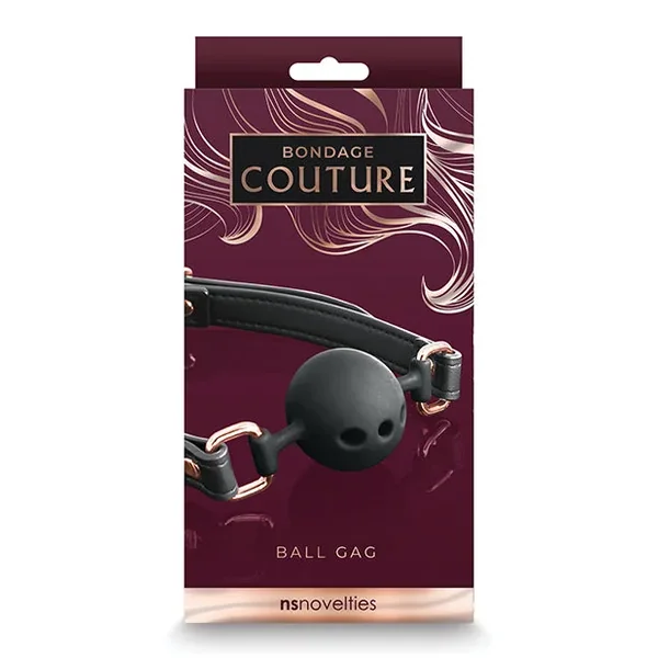 Bondage Couture Ball Gag – Black