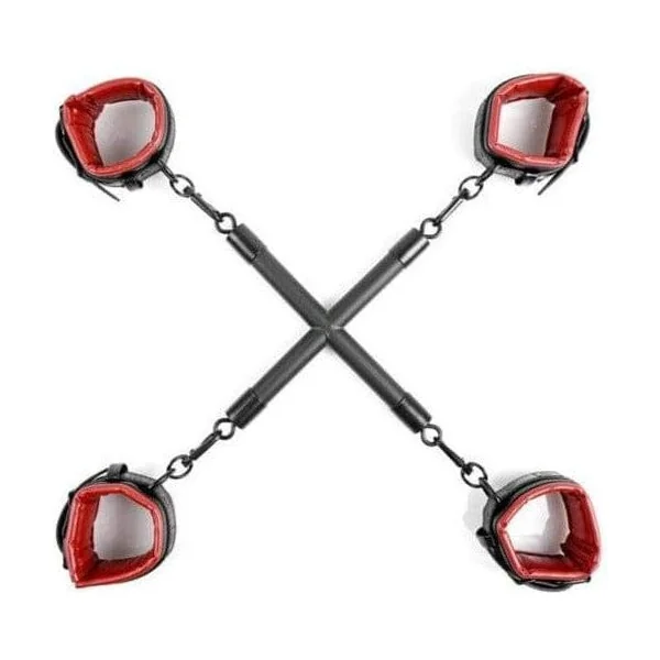 Bondage - Saffron - Hog Tie and Handcuffs Set