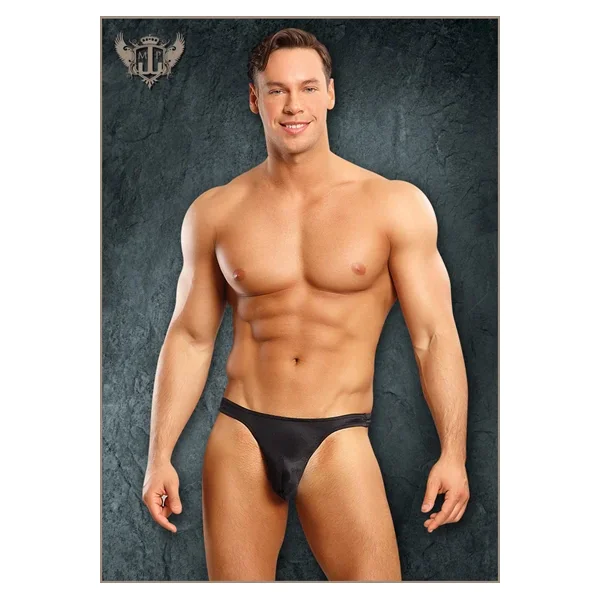 Bong Thong Satin Lycra Black