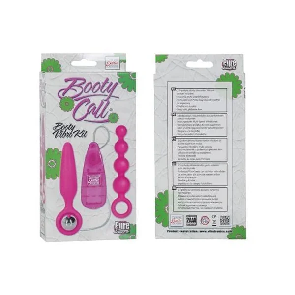 Booty Call Booty Vibro Kits - Pink