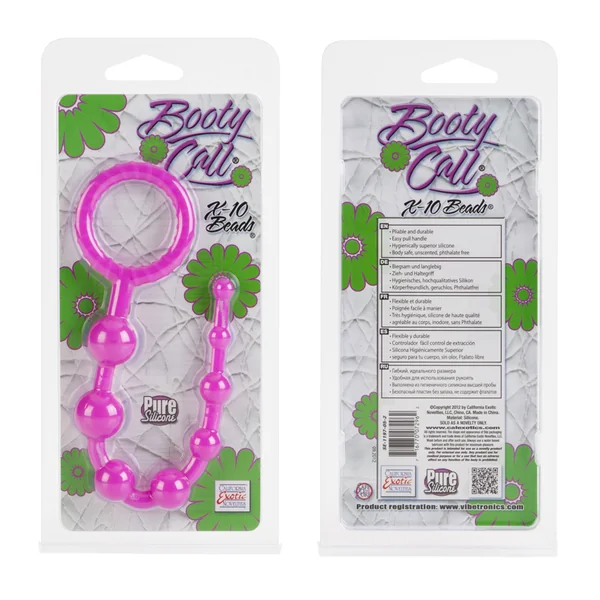 BOOTY CALL X10 BEADS PINK