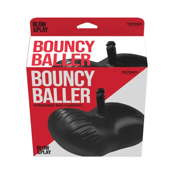 Bouncy Baller “Inflatable Sex Cushion” w/Dildo