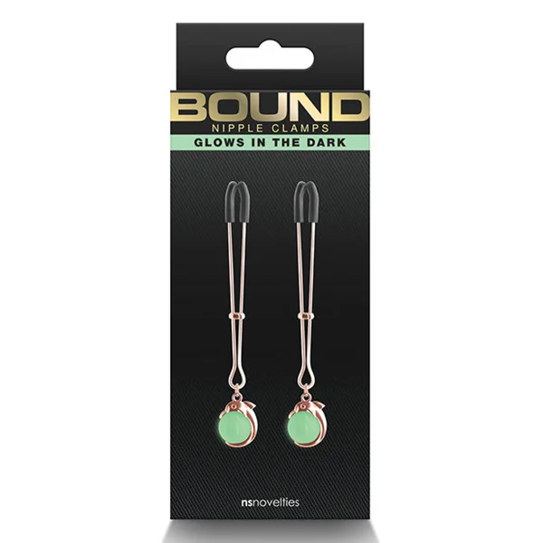 Bound Nipple Clamps - Rose Gold