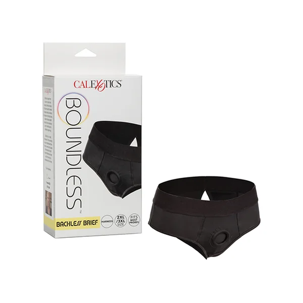 BOUNDLESS BACKLESS BRIEF 2XL/ 3XL HARNESS BLACK