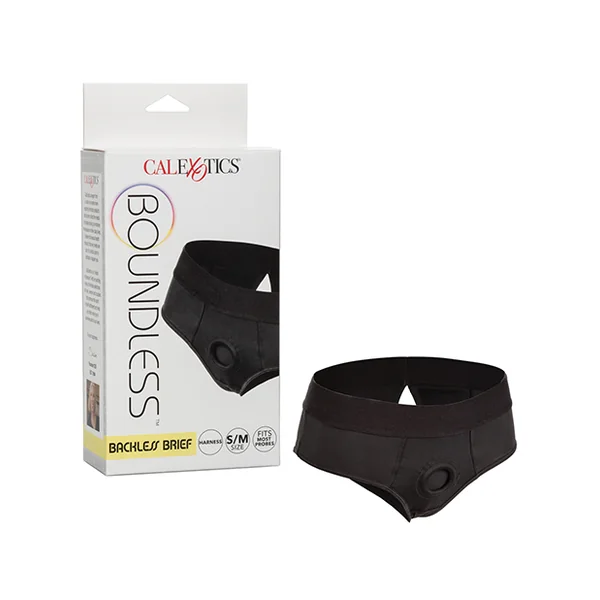 BOUNDLESS BACKLESS BRIEF S/M HARNESS BLACK