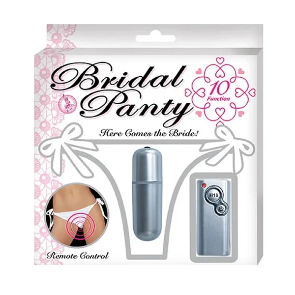 Bridal Vibrating Panty With Remote Control White