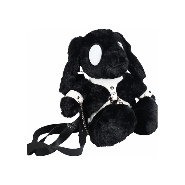BUNNY BACKPACK CIRCLE EYE LARGE BLACK
