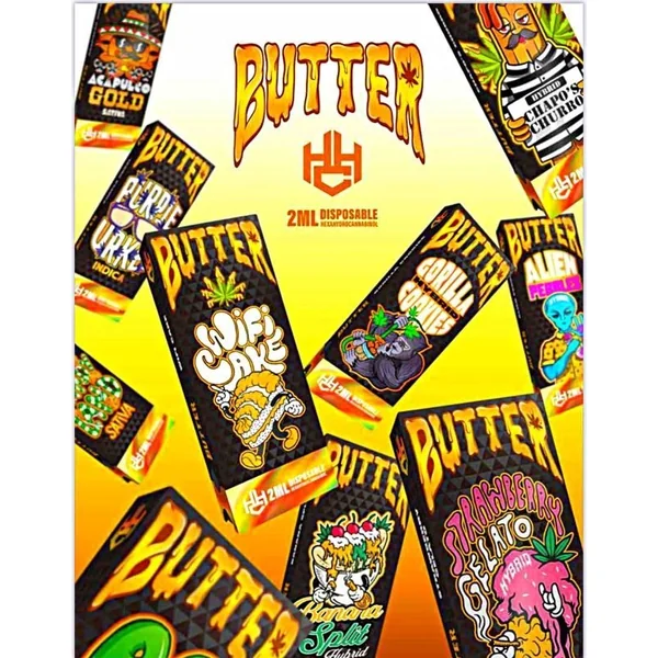 Butter 2ml HHC Disp Afgooey Hybrid