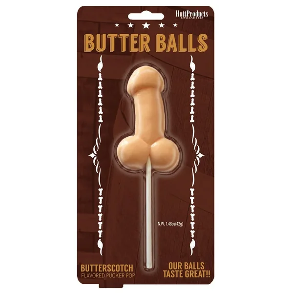 Butter Balls Pecker Pop – Butterscotch