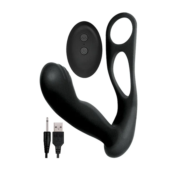 Butts Up Prostate Massager With Scrotum & Cockring