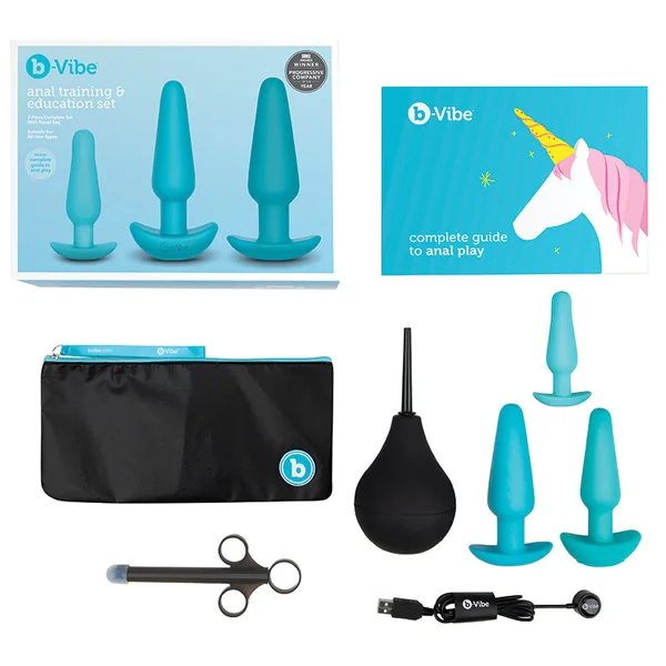 b-Vibe Anal Training and Education Set - Teal