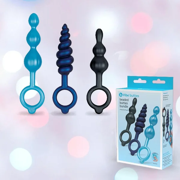 b-Vibe Butties Bundle: Premium Butt Plug Kit with 3 Sizes