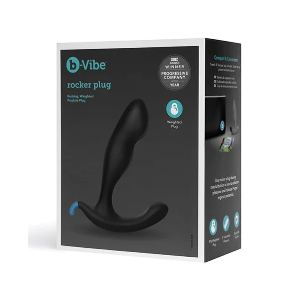 B-Vibe Rocker Plug - Black