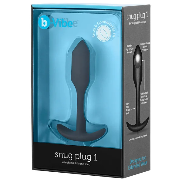 b-Vibe Snug Plug 1 - Black
