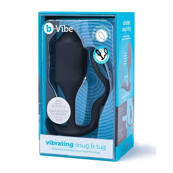 b-Vibe Vibrating Snug & Tug XL – Black