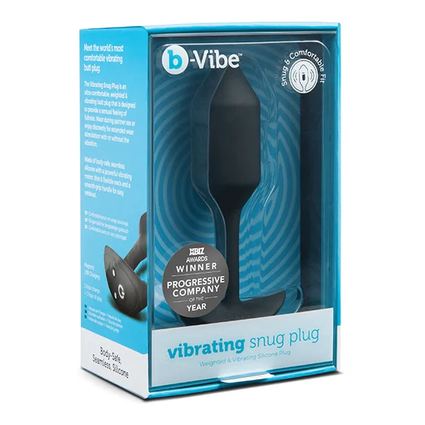 B-vibe Vibrating Weighted Snug Plug Xl