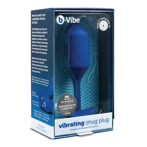 B-vibe Vibrating Weighted Snug Plug Xl