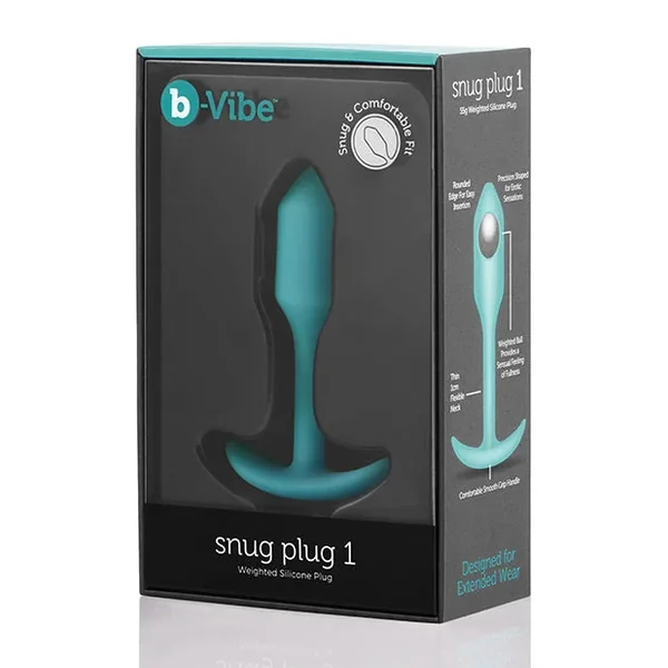 B-vibe Weighted Snug Plug 1 – 55 G