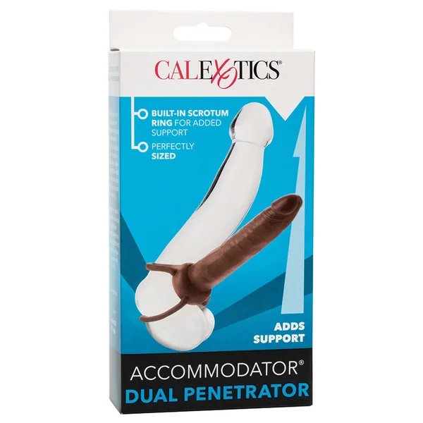 CalExotics Accommodator Dual Penetrator - Brown