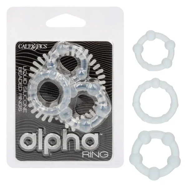 Calexotics Alpha Liquid Silicone Beaded Rings
