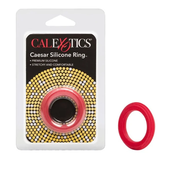 CalExotics Caesar Silicone Ring - Red