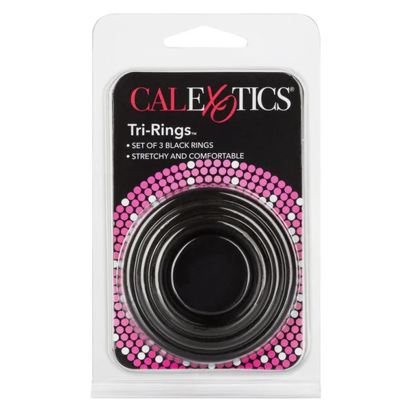 CalExotics Tri-Rings - Black