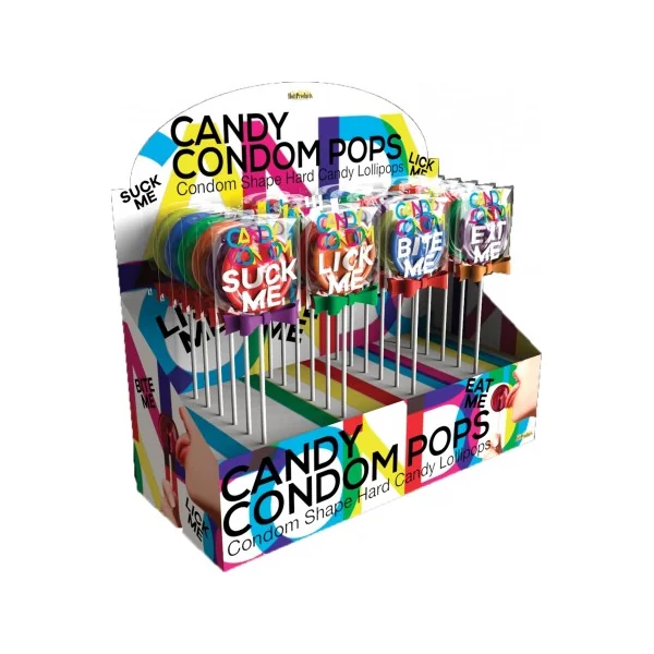 CANDY CONDOM POPS DISPLAY