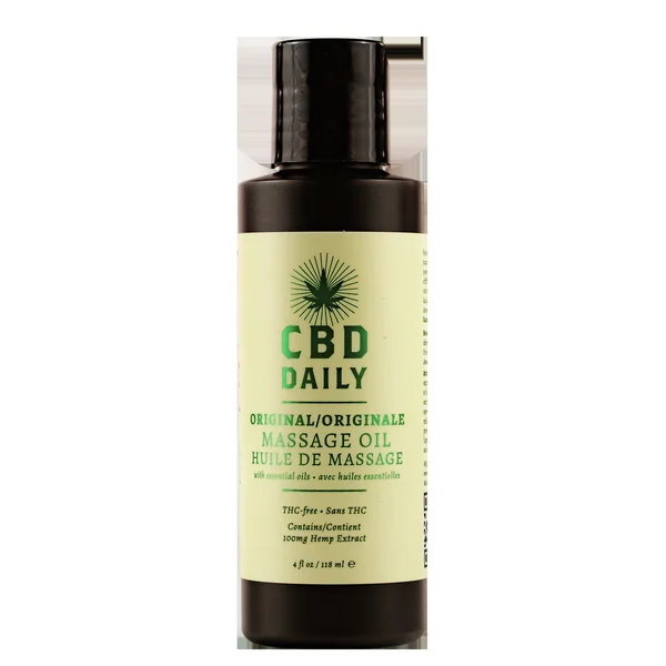 CBD DAILY MASSAGE OIL 4 OZ