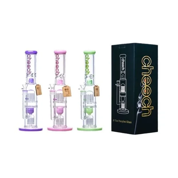 Cheech 18in Double Tree Perc Tube