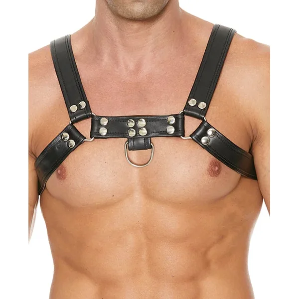 Chest Bulldog Harness Small/Medium – Black