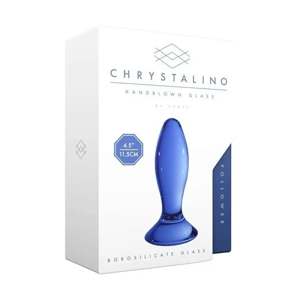 Chrystalino Hand Blown Glass Butt Plug Follower