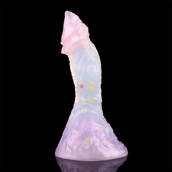 Clear Dildo Monsterdildo Butt Plug - Fantasy Dragon Penis Suction Cup Women Masturbator