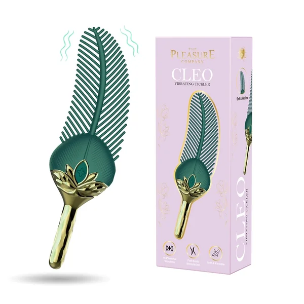 CLEO FEATHER TICKER GREEN