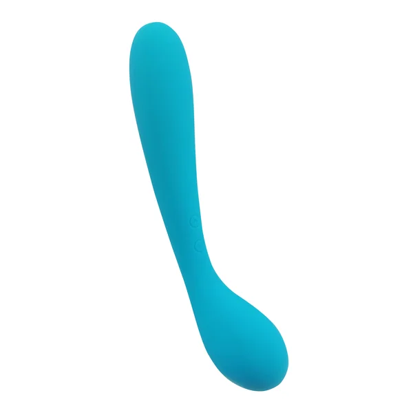 CLOUD 9 HEALTH & WELLNESS RECHARGEABLE G-SPOT SLIM 7IN DUAL MOTORS AQUA BLUE