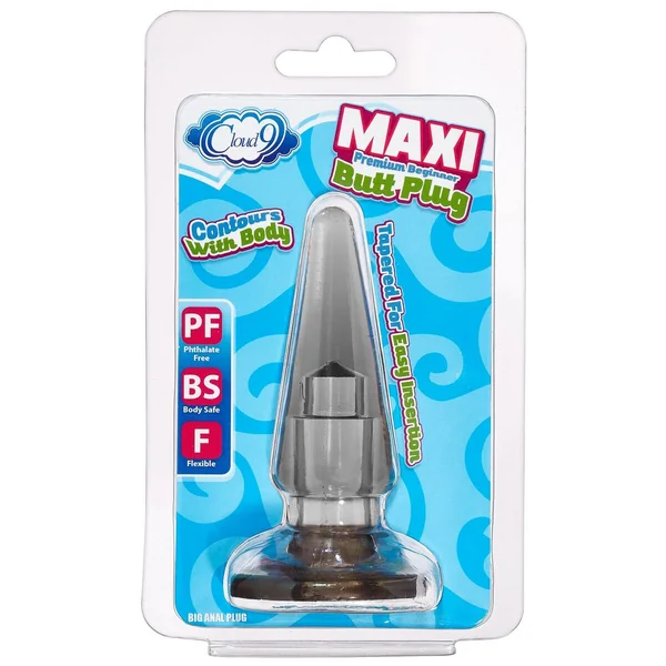 CLOUD 9 MAXI BUTT PLUG SMOKE GREY