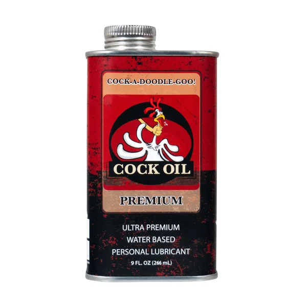 COCK OIL Ultra Premium WATER BASED Lubricant - 9 OZ METAL CAN