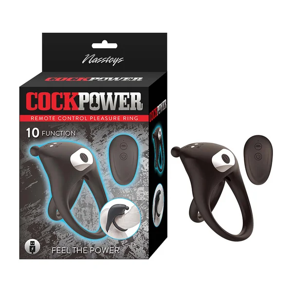 Cockpower Remote Control Pleasure Vibrating Cock Ring by NassToys