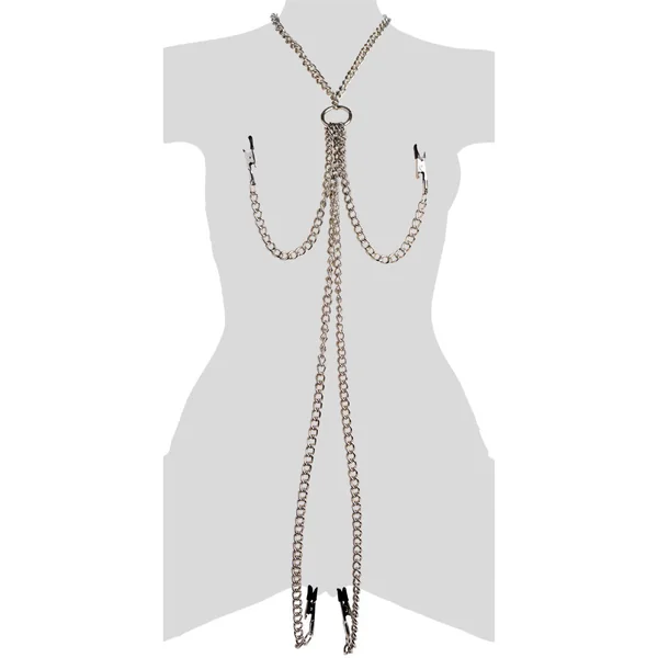 Collar Nipple and Labia Clamp Set