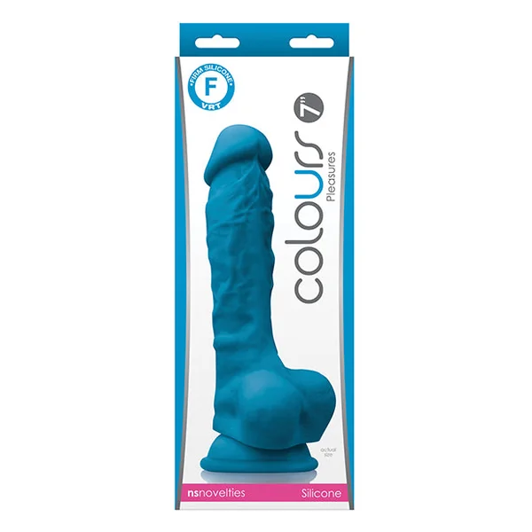 Colours Pleasures 7 Inch Dong W/balls & Suction Cup