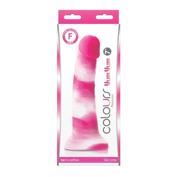 Colours Pleasures 7″ Yum Yum Dildo – Pink