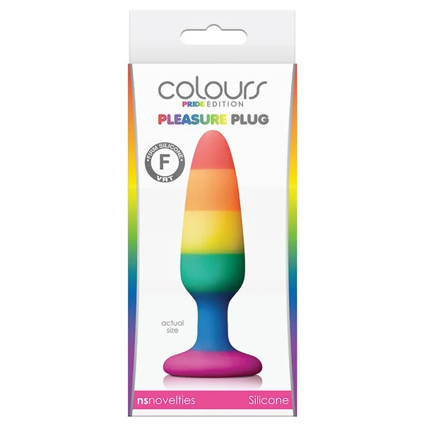 Colours Pride Edition Pleasure Plug - Rainbow Small